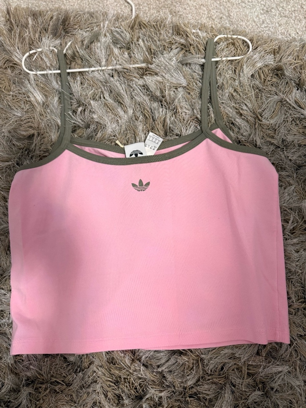 Adidas gray and pink tank top in true pink and gray size XL - Picture 3 of 5